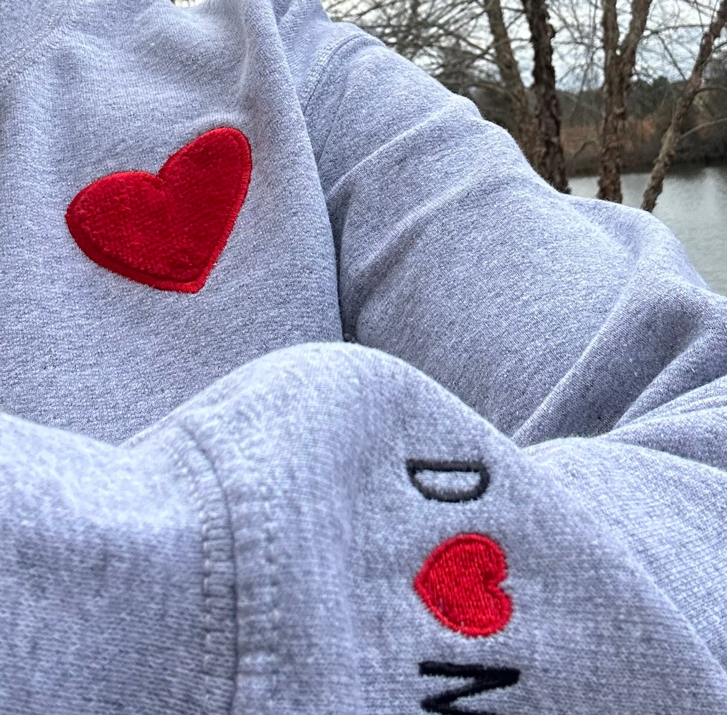 Heart Applique' Sweatshirt